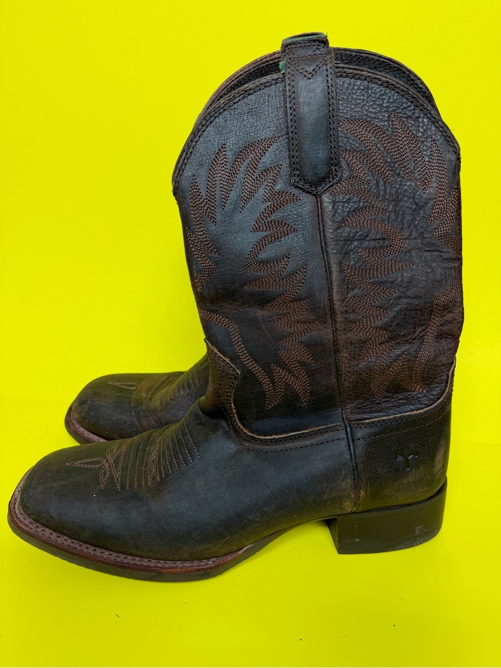 Tecovas Cigar Dusty Men's 11 Inch Square Toe Cowboy Boots M10089CIG SZ 9D